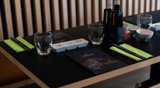 Coté sushi - présentation de la table