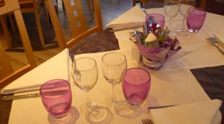 L'Amandine - La décoration de la table