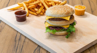 Pizza House - Un burger, frites