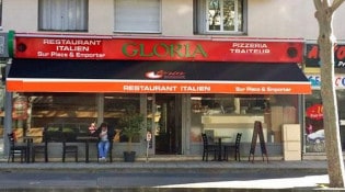 Gloria - La façade du restaurant