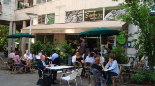 Saladium - La façade du restaurant