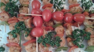 509 O'saveur Exotic - Brochettes des crevettes