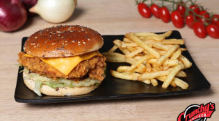 Crunchy's Chicken - Un burger