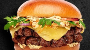 La brasserie française - Un burger