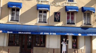 Le Coq D'or - La façade du restaurant