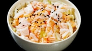 Lilas Exquis - salade de chou crevettes