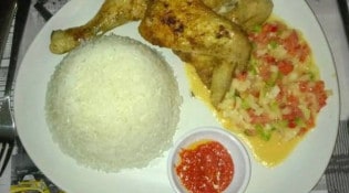 Mc - Le poulet braisé et riz