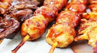 Nagano - Des brochettes