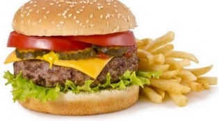 Crazy burger - Un burger frites
