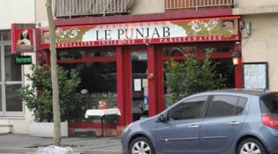 Le Punjab - La façade du restaurant