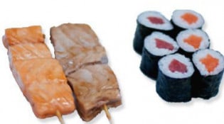 Uchi tomi - Les makis et yakitoris