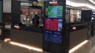 Waffle factory - La salle de restauration