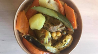 Café Restaurant 19.59 - couscous d’agneau et ses légumes