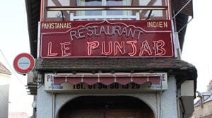 Le Punjab - La façade du restaurant 