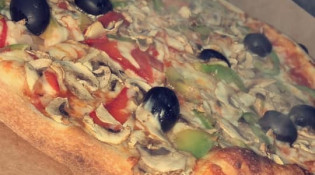 Pizza des courses - Une pizza