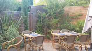 Le jardin de Maubuisson - la terrasse