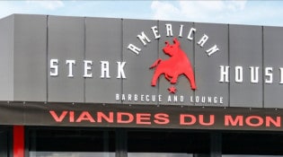 American Steak House - La façade du restaurant