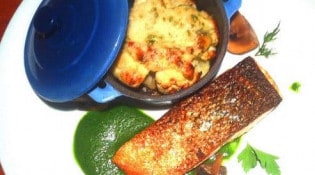 Restaurant Le One Up - Un plat fait maison