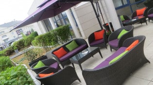 Le Golden Tulip - la terrasse