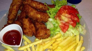 Fast and food - Menu tenders avec frite et boisson