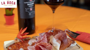 La Boca - Une assiette de charcuterie