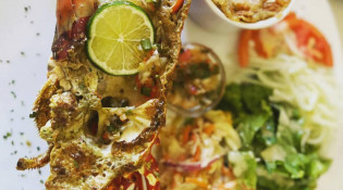 Labord’ Beach - Un plat de langouste