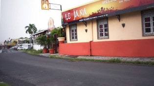 Le jana - La façade du restaurant