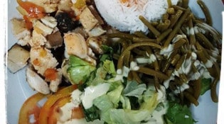 Snack KAY philip - riz et salade