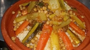 Corne de gazelle - un couscouse