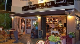 Le Bistrot De Pépé Gentil - La façade du restaurant