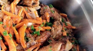 Chez Momon - Poulet sauce d' huîtres