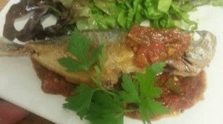 Métiss'art - Un plat à base de poisson 