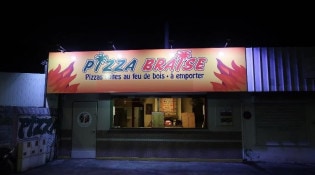 Pizza Braise - La façade