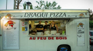 Dragui Pizza - façade du camion