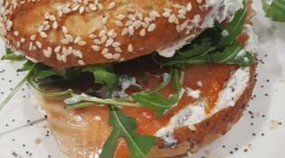 Foo'de Bagels - Un burger