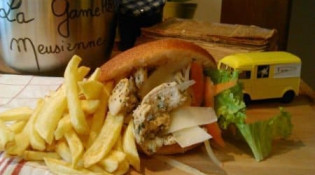 La Gamelle meusienne - Un burger, frites 
