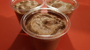 La Pizza de Ricky - Mousse au chocolat et caramel salé