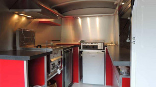 Le Rétro Burger - L'interieur du camion