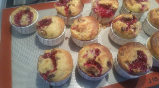 Mylo - Les Puddings raisins coeur fondant framboise
