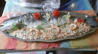Pizza carlema - Saumon en bellevue