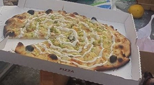 Pizza ponpon - Une pizza
