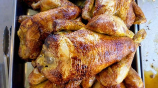 Poulette - Des poulets rôti