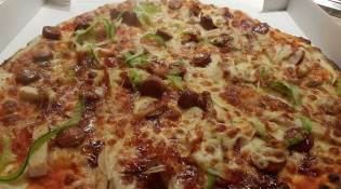 Retro pizza - Une pizza