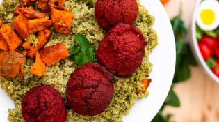 Jour - Quinoa falafels patate douces