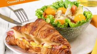 La Croissanterie - Formule croissant salé et salade nomade