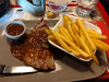Buffalo Grill - La viande 🥩 accompagnée des frites 🍟 avec la sauce une pure merveille